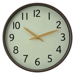 Ambia Home NÁSTĚNNÉ HODINY hnědá 30 cm