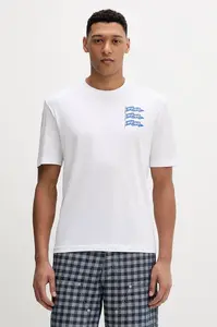 Bavlněné tričko Hugo Blue Nalien
