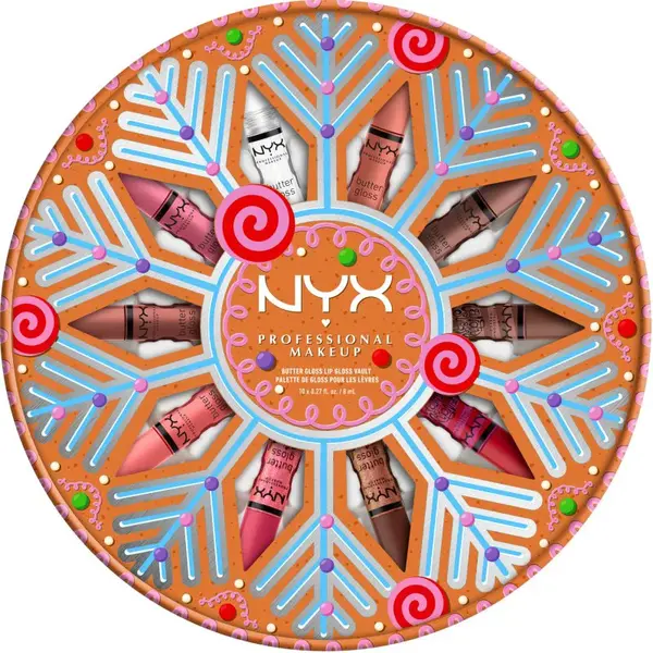 NYX Professional Makeup Gingerbaddie Land Butter Gloss dárková sada na rty