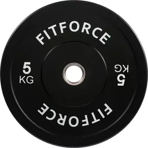Fitforce PLRO 5 KG x 50 MM Nakládací kotouč, černá, velikost 5 KG