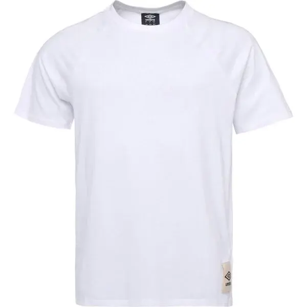 Umbro RLXD TEE ESSENTIALS Pánské triko, bílá, velikost