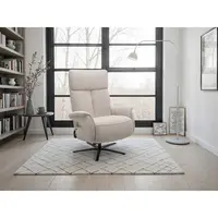 Sit & More RELAXAČNÍ KŘESLO, textil, šedobéžová