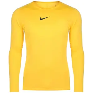 NIKE Spodné tričko 'Park First'  žltá / čierna
