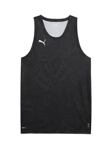 PUMA Dres 'Teamjaws'  antracitová / čierna