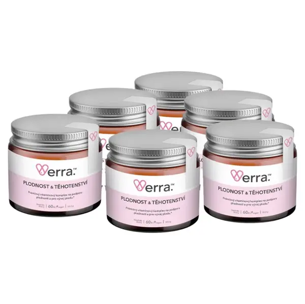 VERRA Komplex plodnost a těhotenství PŮLROČNÍ kůra 360 kapslí