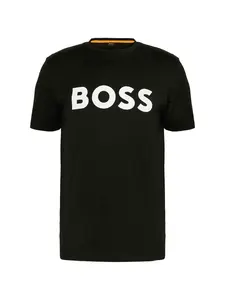 BOSS Tričko 'Thinking 1'  čierna / biela