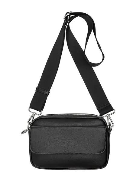 Pull&Bear Taška cez rameno  čierna