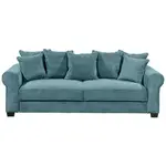 MID.YOU ROZKLÁDACÍ POHOVKA, textil, azurová modrá