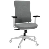 MID.YOU OTOČNÁ ŽIDLE, plochá tkanina, šedá