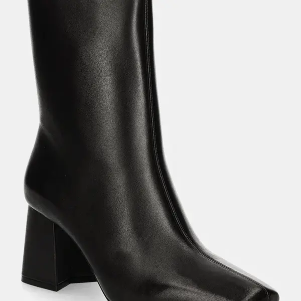 Kožené kotníkové boty HUGO Ariela