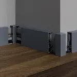 Roh k soklu Profil-EU sivá matná, PVC, dĺžka 2 cm, výška hrany 50 mm, SKKOMPVNI2ST50