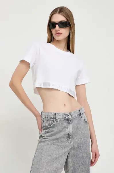 Bavlněné tričko Patrizia Pepe