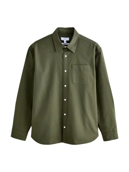 Next Košeľa  tmavozelená