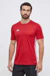 Tréninkové tričko adidas Performance Tabela 23 červená barva, s aplikací, HT6552