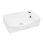 Umývadlo SAT Brevis 40,5x28 cm otvor pre batériu vpravo SATBRE4028R