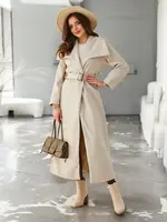 Resti Women's maxi coat with a tie
