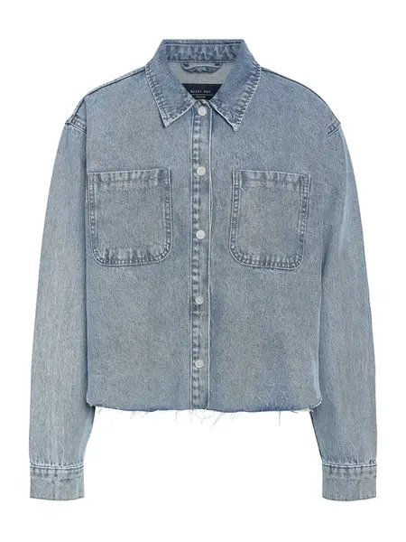 Noisy may Blúzka 'NMAlva'  modrá denim