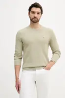 Bavlněný svetr Tommy Hilfiger černá barva, MW0MW36347