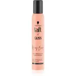 Schwarzkopf Taft x Gliss termoochranná pena pre objem a tvar účesu pre vlnité a kučeravé vlasy 200 ml