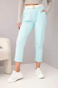 Dámské kalhoty Kesi Włoski s páskem