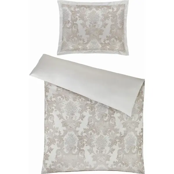 Curt Bauer OBOUSTRANNÉ POVLEČENÍ, žakár, barvy stříbra, 140/200 cm