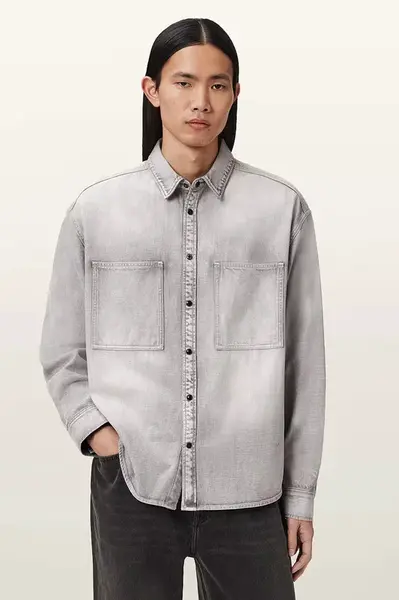 Džínová košile AllSaints AL