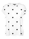 VERO MODA Tričko 'VMAva'  námornícka modrá / biela