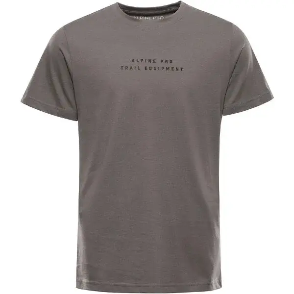 ALPINE PRO NESAD Pánské triko, šedá, velikost