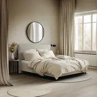 MID.YOU ČALOUNĚNÁ POSTEL, 140/200 cm, přírodní barvy