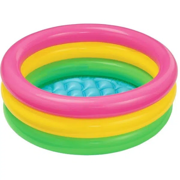 INTEX - Dětský nafukovací bazén duhový 86 cm