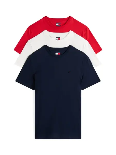 Tommy Jeans Tričko  červená