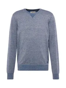 BLEND Sveter 'Bruton'  modrá melírovaná