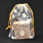 Plastic Frosted Drawstring Bags