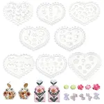 8Pcs 8 Styles Silicone Molds