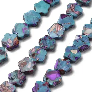 Synthetic Imperial Jasper Beads Strands