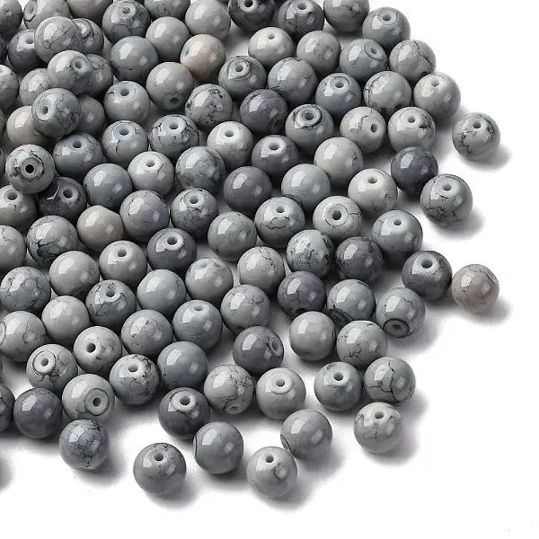 Baking Paint Opaque Glass Beads