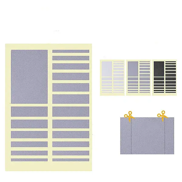 EVA Plastic Ring Size Adjustment Stickers Set