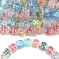 UV Plating Transparent Acrylic Beads
