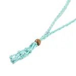 Braided Waxed Cord Empty Macrame Pouch Slider Necklace Making