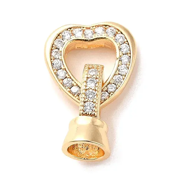 Brass Micro Pave Cubic Zirconia Pendants
