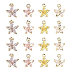 10Pcs Brass Charms