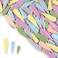 3 Styles Teardrop Shape Porcelain Mosaic Tiles