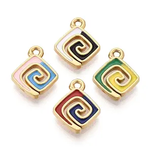 304 Stainless Steel Enamel Charms