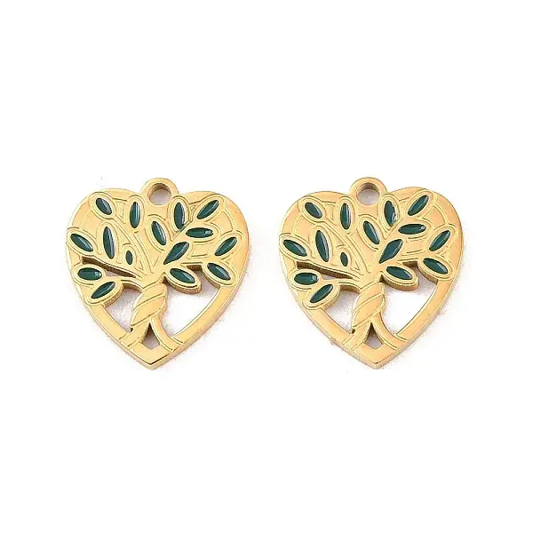 304 Stainless Steel Enamel Pendants