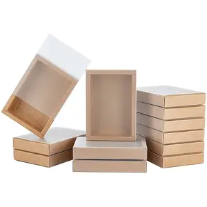 Kraft Paper Storage Gift Drawer Boxes