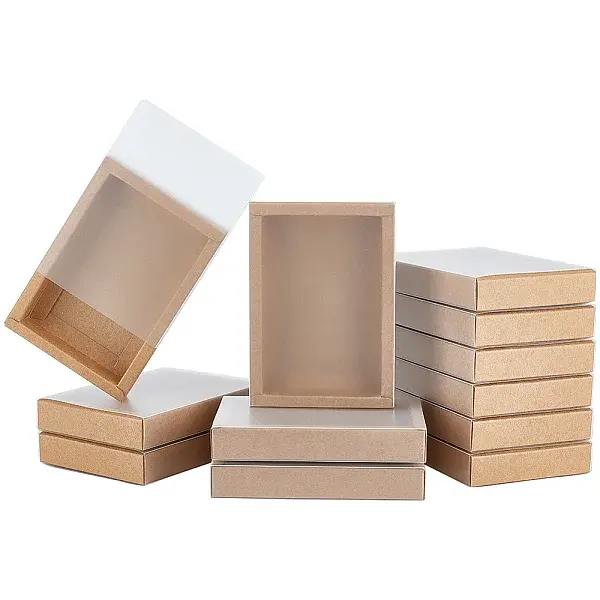 Kraft Paper Storage Gift Drawer Boxes