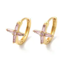 Cross Cubic Zirconia Cuff Earrings