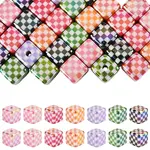 30Pcs UV Plating Opaque Acrylic Beads