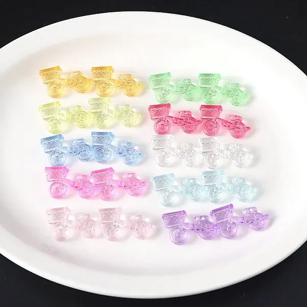 Transparent Acrylic Beads