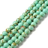 Synthetic Turquoise Beads Strands